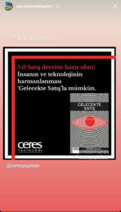 gelecekte satış kitabı ceres yayınları